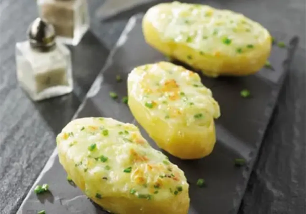 Stuffed potatoes with P’tit Brie